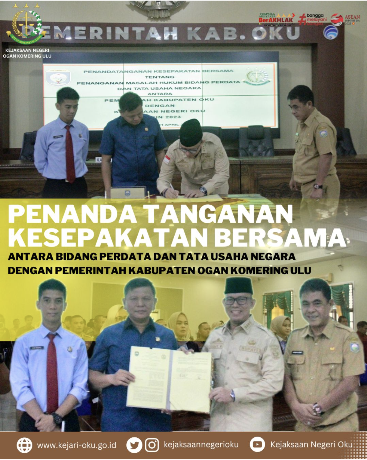 Penanda Tanganan Kesepakatan Bersama Dengan Pemerintah Kabupaten Ogan Komering Ulu admin - foto 2
