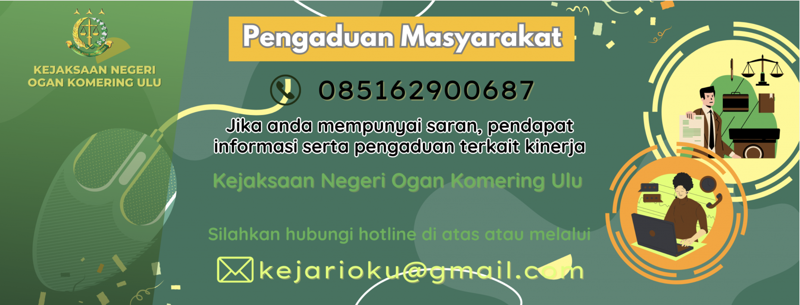 Kejaksaan Negeri Ogan Komering Ulu Menolak Gratifikasi