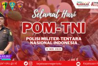 SELAMAT HARI POM-TNI (Polisi Militer-Tentara Nasional Indonesia)