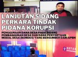 Lanjutan Pidang Perkara Tindak Pidana Korupsi